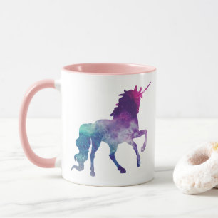 Mug Licorne caracolante scintillante magique