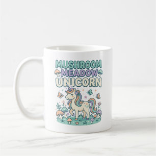 Mug Licorne Champignon Prairie Licorne T-Shirt Mode De