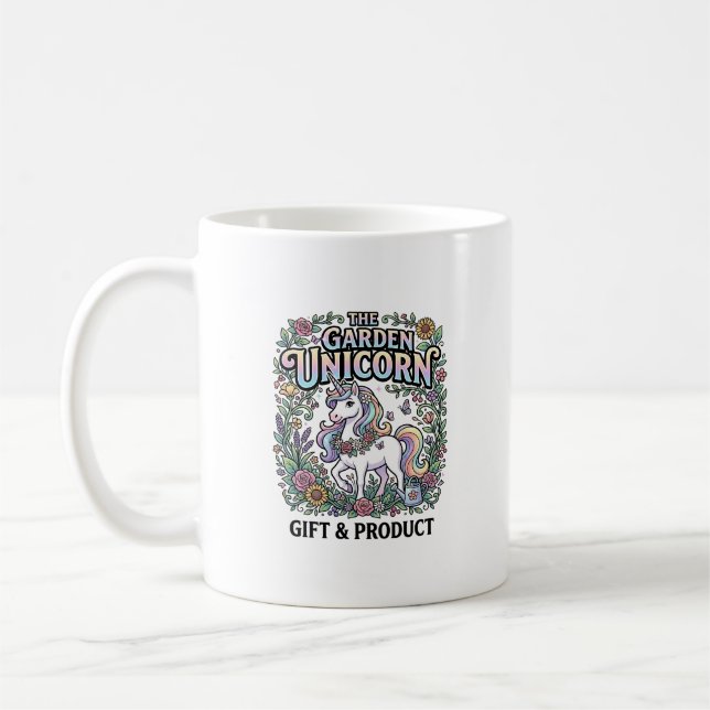 Mug Licorne Conception de vecteur commercial de licorn (Gauche)