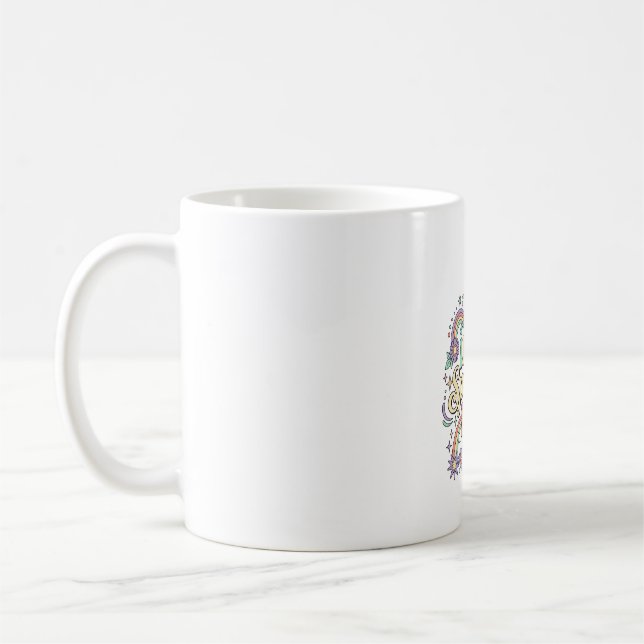 Mug Licorne Dans Mon Ère de Brillance Vêtements Kawaii (Gauche)