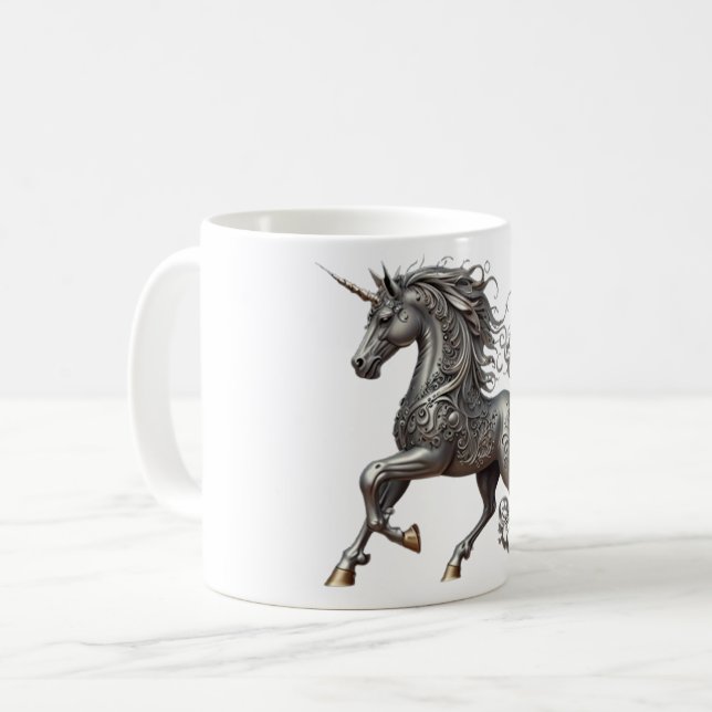 MUG LICORNE D'ARGENT (Devant gauche)