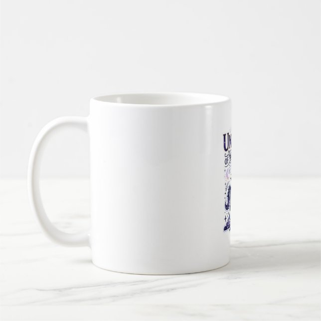 Mug Licorne de la conception graphique de nuit Zazzle  (Gauche)