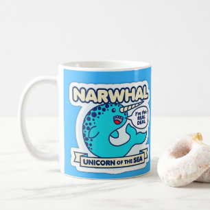 Mug Licorne de Narwhal de la mer