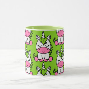 Mug Licorne de petites filles poney