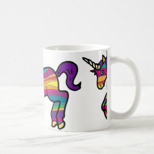 Mug Licorne de remous d'arc-en-ciel