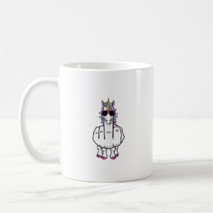 Mug Licorne Doigt D'honneur Drôle Magique Offensant Gr