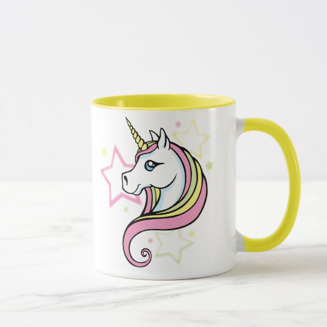 Mug Licorne et étoiles (Droite)