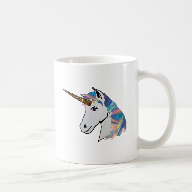 Mug licorne holographique (Droite)