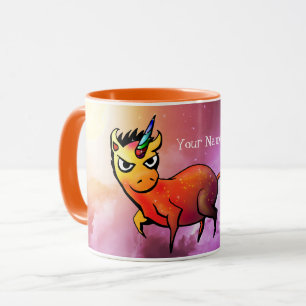 Mug Licorne intergalactique personnalisée