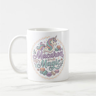 Mug Licorne Macaron Magie T-Shirt Fantaisiste Design_1