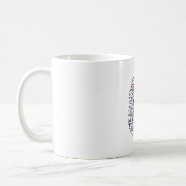 Mug Licorne Magical Little Squad Conception Graphique  (Gauche)