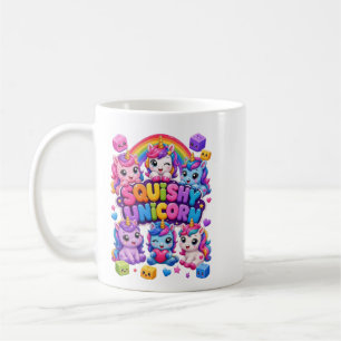 Mug Licorne Mignonne Squishy Kawaii Bébés Licornes Arc
