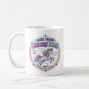 Mug Licorne née sous les étoiles de licorne Impression
