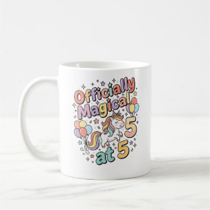 Mug Licorne officiellement magique à 5 conceptions bla
