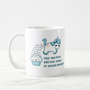 Mug Licorne Pooping sur le petit gâteau