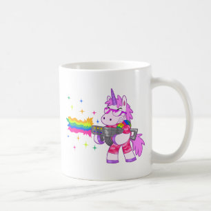 Mug Licorne pourpre - arme à feu