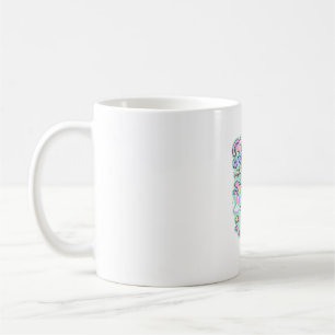 Mug Licorne Réapparition avec des Paillettes Vecteur P