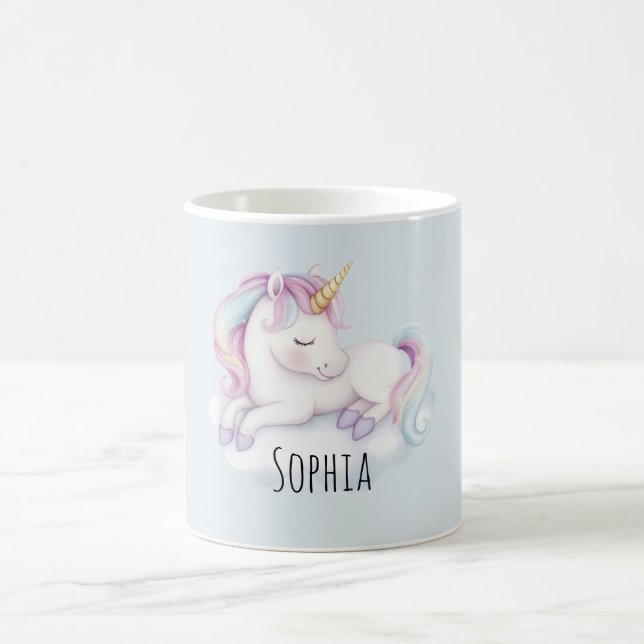 Mug Licorne sur un nuage (Centre)