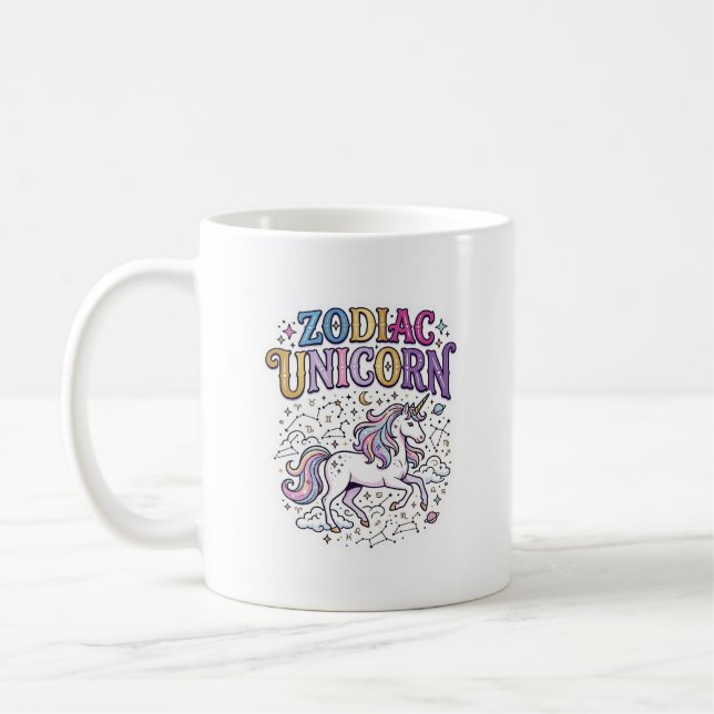 Mug Licorne Zodiaque Licorne Marché de vecteurs premiu (Gauche)