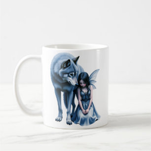 Mug Lien au Clair de Lune – Le Loup et la Fée Gothique