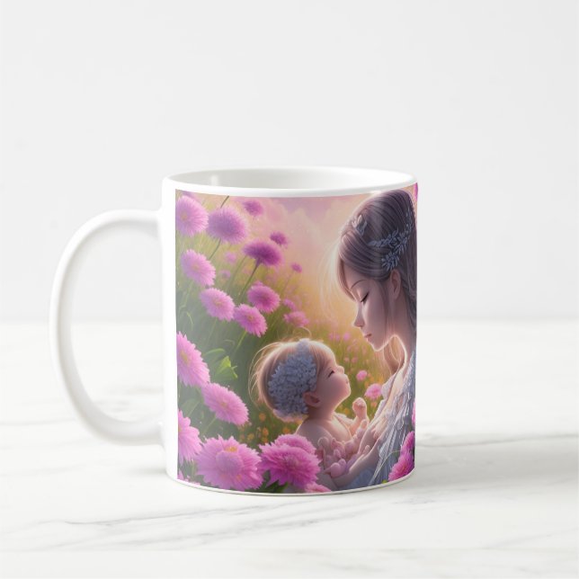 Mug Lien émotionnel entre un bébé et une femme (Gauche)