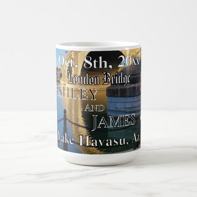 Mug Lieu de Mariage London Bridge (Centre)