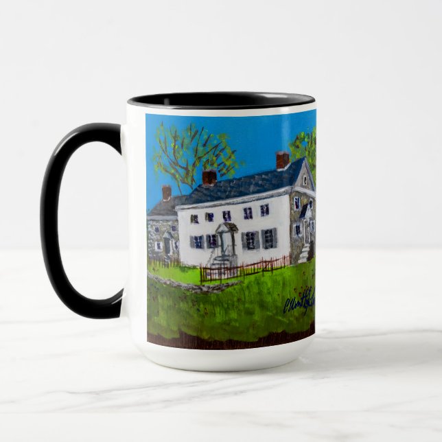 Mug Lieu historique de Plymouth Meeting muet Sam Livez (Gauche)