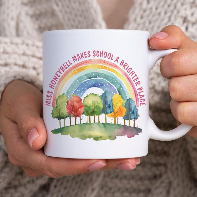 Mug Lieu plus lumineux Rainbow Forest Appréciation de  (Brighter Place Teacher Appreciation Rainbow Forest Mug)