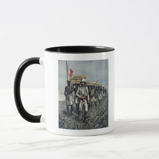 Mug Lieutenant Mizon sur sa mission 1892 (Gauche)