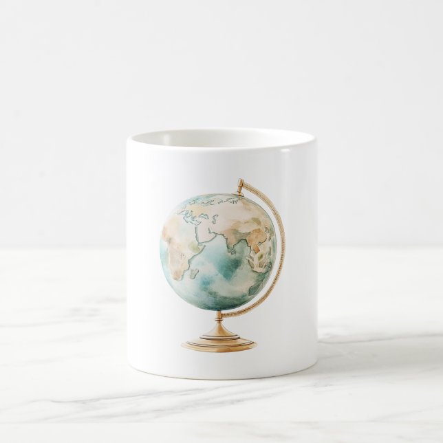 Mug Lieux de voyage dans le monde Globe (Centre)