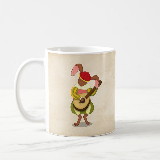 Mug Lièvre avec Lute et Six Modes rythmiques Modes méd (Gauche)