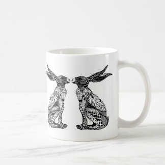 Mug Lièvres se reposants