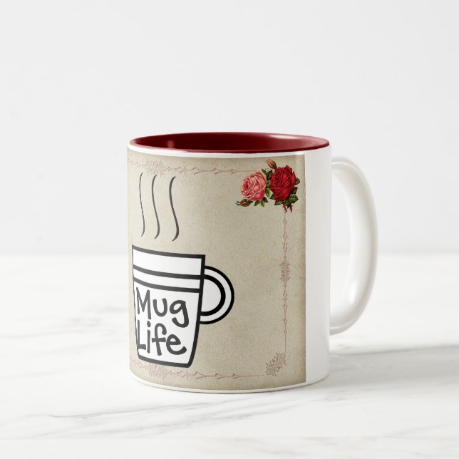 Mug Life Café Mug (Devant droit)