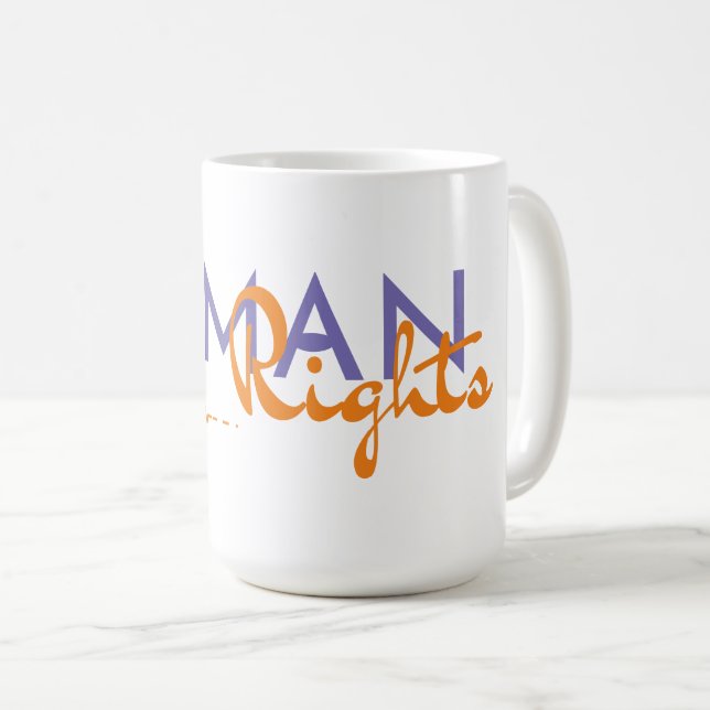 Mug Lifeline to Human Rights (Devant droit)