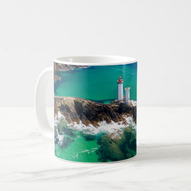 Mug Lighthouses | Finistère Brest Bretagne Lighthouse (Devant gauche)