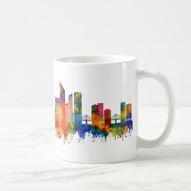 Mug Ligne aérienne australienne de Brisbane (Droite)