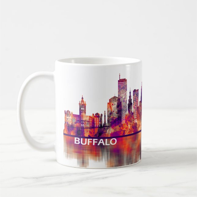 Mug Ligne aérienne de Buffalo (Gauche)