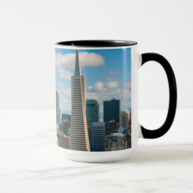 Mug Ligne aérienne du Financial District de San Franci (Droite)
