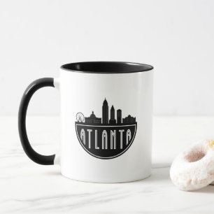 Mug Ligne aérienne stylisée moderne Atlanta Georgia
