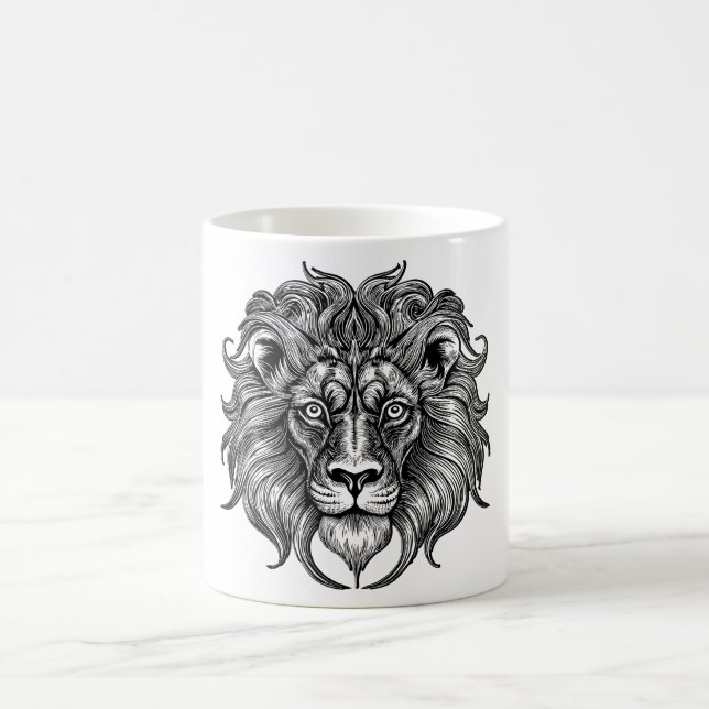 Mug Ligne artistique lion (Centre)
