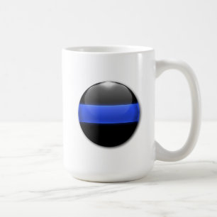 Mug Ligne bleue mince
