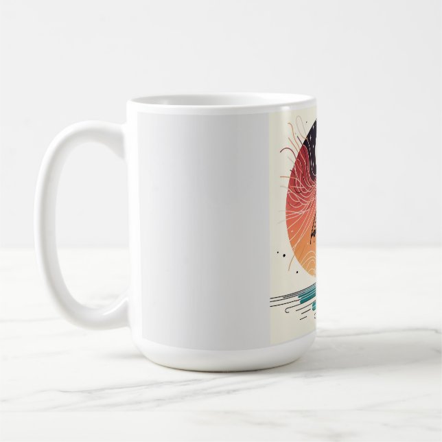 Mug Ligne Boho Surreal Moon & Umrella (Gauche)