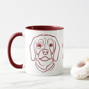 Mug Ligne de Beagle, Élégance avec Attitude