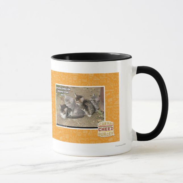Mug Ligne de Conga de Caturday (Droite)