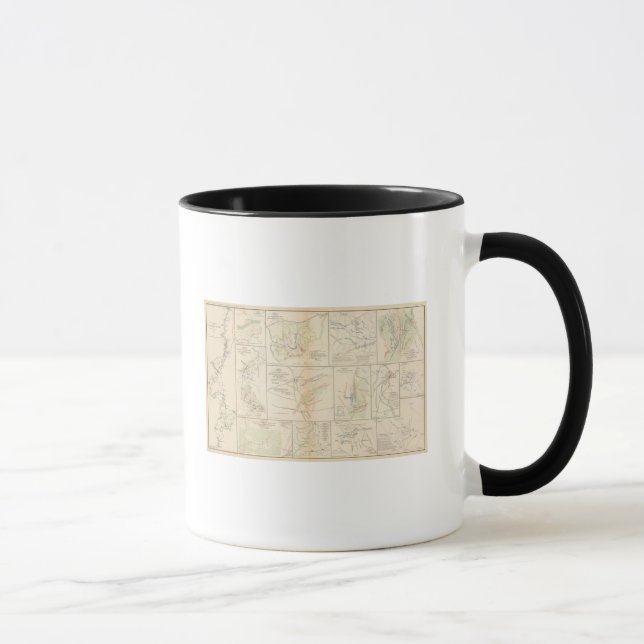 Mug Ligne de marche, 16e AC (Droite)