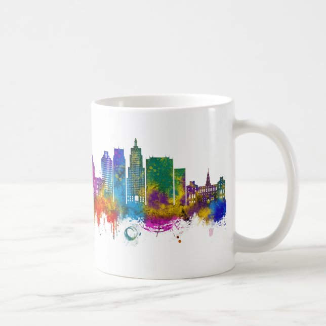 Mug Ligne de Providence Rhode Island (Droite)