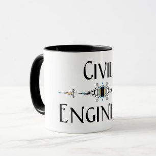 Mug Ligne décorative du génie civil