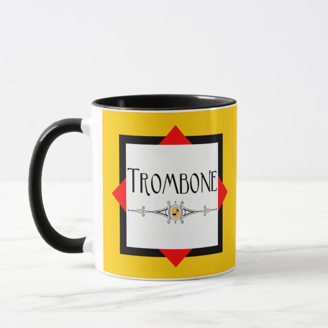 Mug Ligne décorative Trombone (Gauche)
