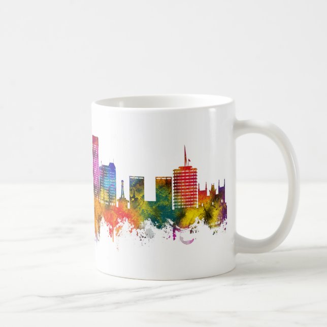 Mug Ligne d'horizon d'Hollywood Californie (Droite)