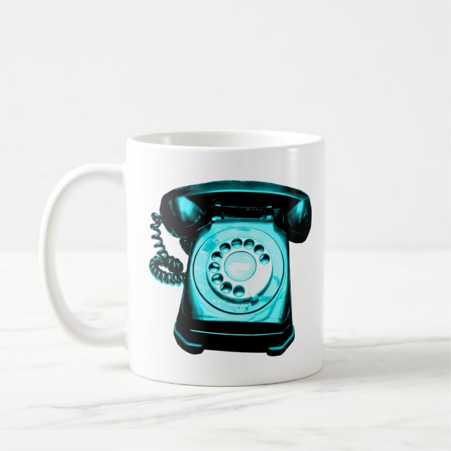 Mug Ligne directe cyan (Gauche)